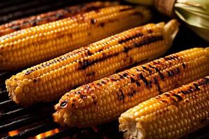 Corn on a Grill, an image of corn, photo