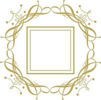 Creative artistic frame design. vector