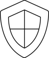 Web Protection sign or symbol with shield. vector