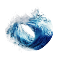 Oceano ola aislado. ilustración ai generativo png