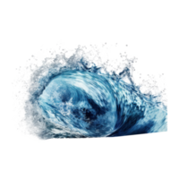 Ocean wave isolated. Illustration AI Generative png