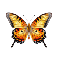 Tropical butterfly isolated. Illustration AI Generative png