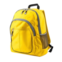 School backpack isolated. Illustration AI Generative png