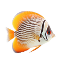 Butterfly fish isolated. Illustration png