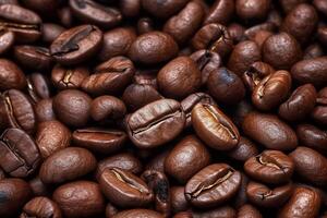 A background photo of Coffee beans,