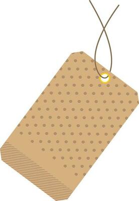Price tag or label design.