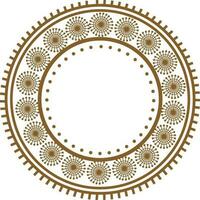 Decorative Frame with floral design. vector