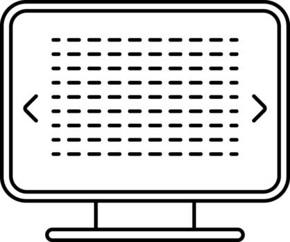 Web programming and coding symbol. vector