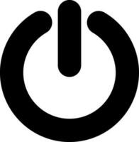 Power Button sign or symbol. vector