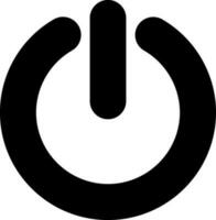 Power Button sign or symbol. vector