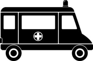 vector ilustración de un ambulancia.