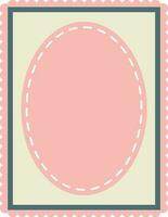 Beautiful artistic frame design. vector