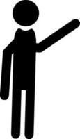 Pictogram of man. vector