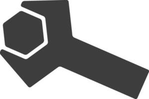 Isolated icon of wrench. vector