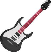 Illustration of guitar musical instrument. vector