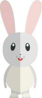 Cartoon character of rabbit. vector