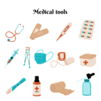 Set collection of Medical equipment png