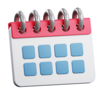 capturar el esencia de hora con esta cautivador 3d icono de un fecha. Perfecto para calendarios, Planificación, y relacionado al tiempo diseños png