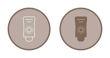 Sun Cream Vector Icon