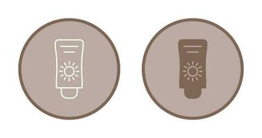 Sun Cream Vector Icon