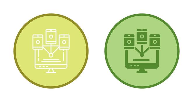 Computer Networks Vector Icon
