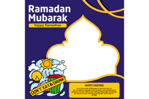 Islam Design - Frame With Ramadan Events Theme Design png