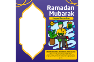 Islam ontwerp - kader met Ramadan evenementen thema ontwerp png