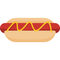 4th of July hot dog. png