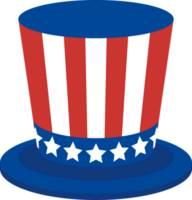 4th of July hat flat. png