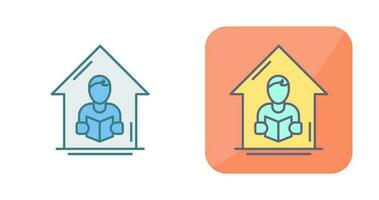 Home Learning Vector Icon