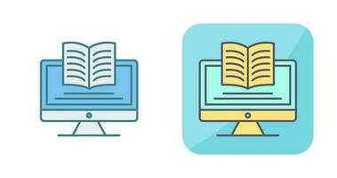 Digital Learning Vector Icon