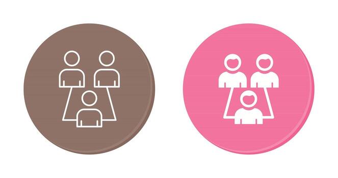 Connected Users Vector Icon