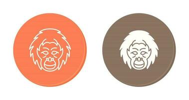 Orangutan Vector Icon