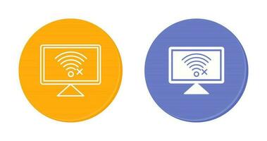 Disconnected Network Vector Icon