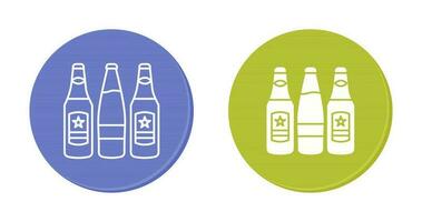 Beer Bottles Vector Icon