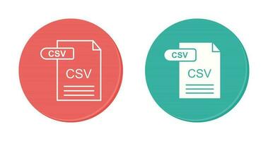 CSV Vector Icon
