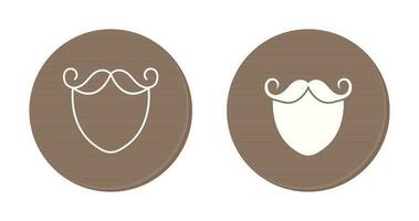 Beard and Moustache Vector Icon
