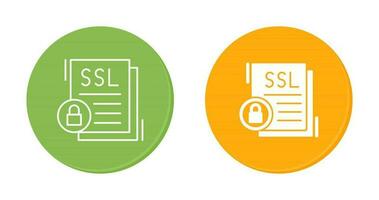 icono de vector de ssl