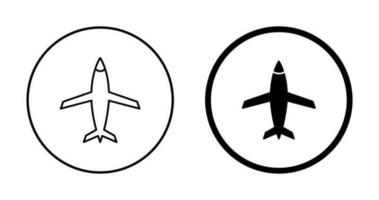 icono de vector de avión