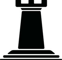 Black strategy chess on white background. vector