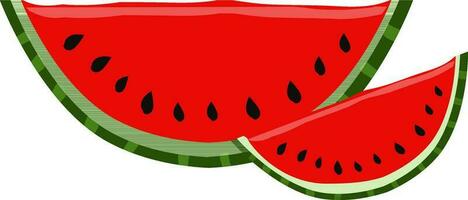 Illustration of watermelon, Casino slot machine symbol. vector
