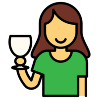 barman femme personnage png