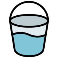 Cubeta agua icono png