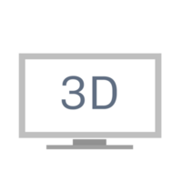 3d televisie illustratie, toezicht houden op apparaat png