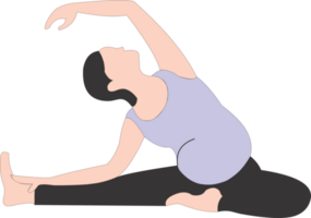 das Frauen schwanger abspielen Yoga png