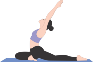 il donna giocare yoga png