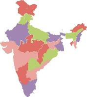India país mapa vector
