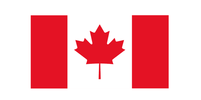 High detailed flag of Canada png