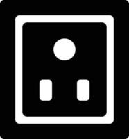 Isolated icon of socket vector