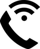 Call with wifi sign. vector